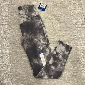 High waisted gray tye tye Size small cotton leggings